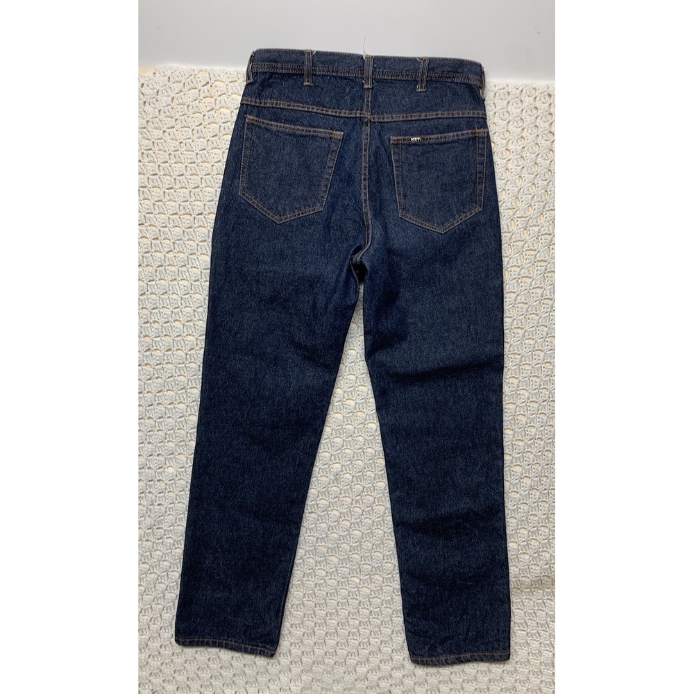 Key Work Jeans Mens Tag 34x34 Aprx 32x32 Dark‎ Blue Denim Outdoor Outfits Pants